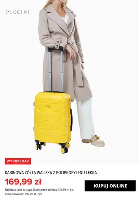 Puccini - gazetka promocyjna Do -70% TOTAL SALE: Walizki od piątku 23.02 do czwartku 29.02 - strona 7