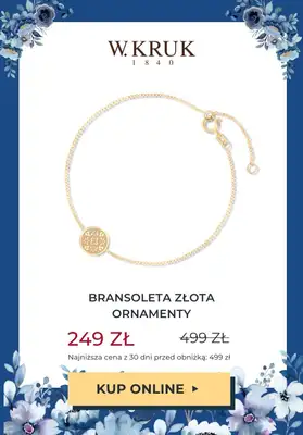 W.KRUK - gazetka promocyjna Do -50% WYPRZEDAŻ: bizuteria od piątku 23.02 do czwartku 29.02 - strona 9
