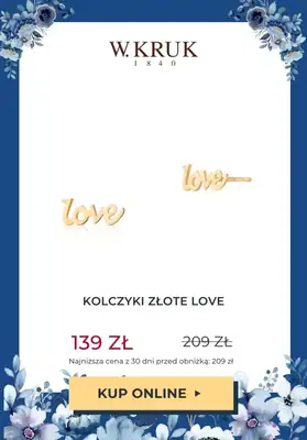 W.KRUK - gazetka promocyjna Do -50% WYPRZEDAŻ: bizuteria od piątku 23.02 do czwartku 29.02 - strona 4