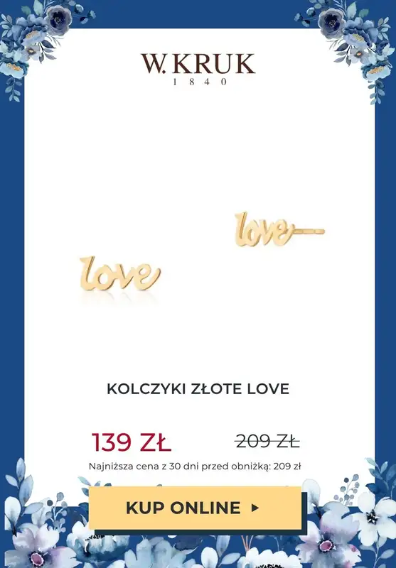 W.KRUK - gazetka promocyjna Do -50% WYPRZEDAŻ: bizuteria od piątku 23.02 do czwartku 29.02 - strona 4