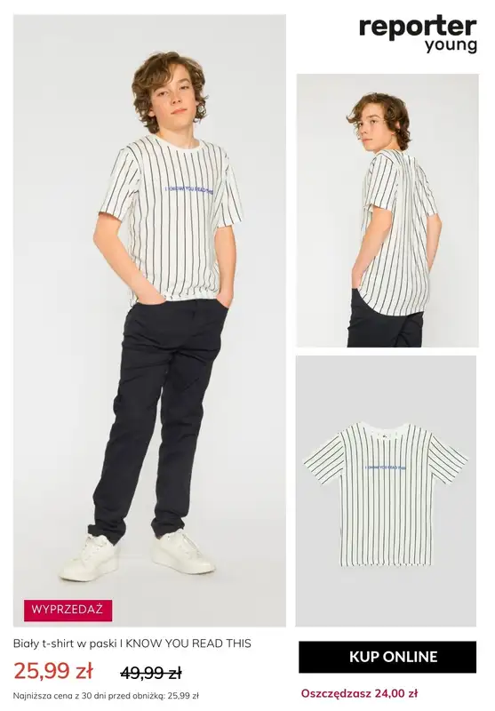 Reporter Young - gazetka promocyjna -30% na drugą, tańszą sztukę WYPRZEDAŻ od piątku 23.02 do środy 28.02 - strona 11