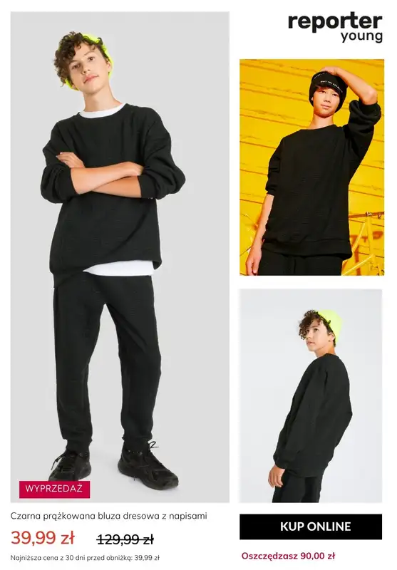 Reporter Young - gazetka promocyjna -30% na drugą, tańszą sztukę WYPRZEDAŻ od piątku 23.02 do środy 28.02 - strona 7