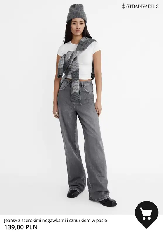 Stradivarius - gazetka promocyjna DENIM - jeansy już od 95,90 PLN od poniedziałku 26.02  - strona 14