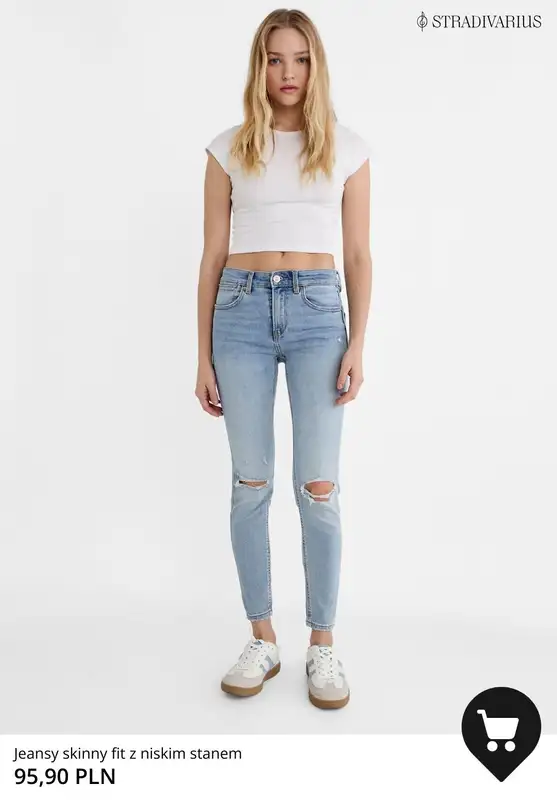 Stradivarius - gazetka promocyjna DENIM - jeansy już od 95,90 PLN od poniedziałku 26.02  - strona 12