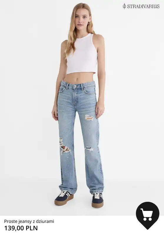 Stradivarius - gazetka promocyjna DENIM - jeansy już od 95,90 PLN od poniedziałku 26.02  - strona 16