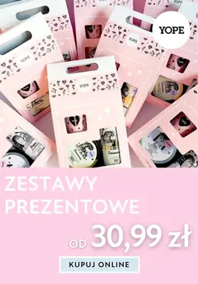 Yope - gazetka promocyjna Zestawy prezentowe od 30,99 zł od wtorku 27.02 do środy 06.03
