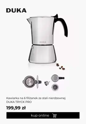 DUKA - gazetka promocyjna Kawiarki i zaparzacze na prezent na Dzień Kobiet od wtorku 27.02  - strona 3