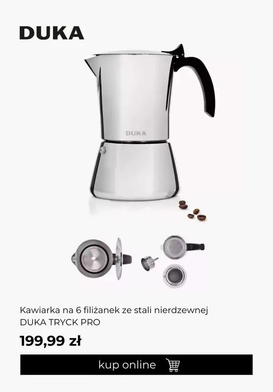 DUKA - gazetka promocyjna Kawiarki i zaparzacze na prezent na Dzień Kobiet od wtorku 27.02  - strona 3