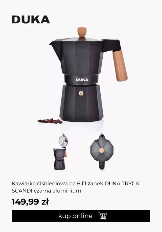 DUKA - gazetka promocyjna Kawiarki i zaparzacze na prezent na Dzień Kobiet od wtorku 27.02  - strona 2