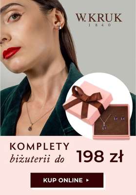 W.KRUK - gazetka promocyjna Komplety biżuterii do 198 zł od środy 28.02 do środy 06.03