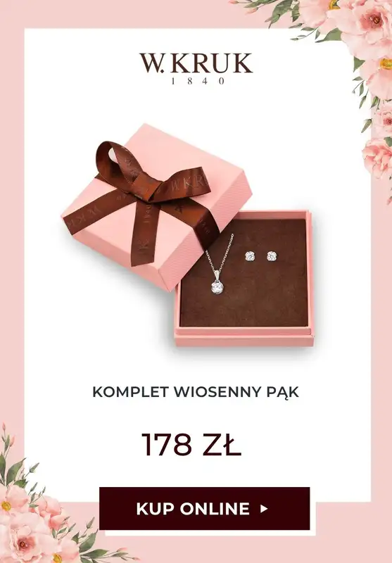W.KRUK - gazetka promocyjna Komplety biżuterii do 198 zł od środy 28.02 do środy 06.03 - strona 8