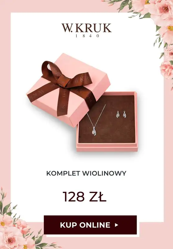 W.KRUK - gazetka promocyjna Komplety biżuterii do 198 zł od środy 28.02 do środy 06.03 - strona 4