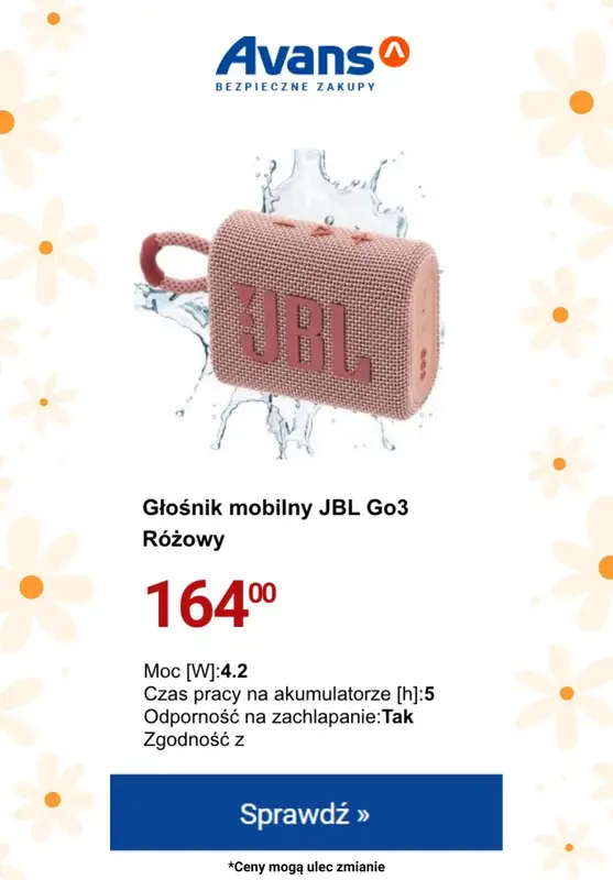 Avans - gazetka promocyjna Prezenty na Dzień Kobiet od środy 28.02 do niedzieli 03.03 - strona 6