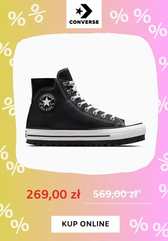 Converse - gazetka promocyjna Trampki damskie na wiosnę od środy 28.02  - strona 8