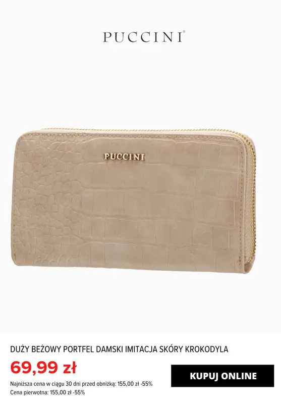 Puccini - gazetka promocyjna Portfele damskie już od 49,99 zł SALE od czwartku 29.02 do wtorku 05.03 - strona 3
