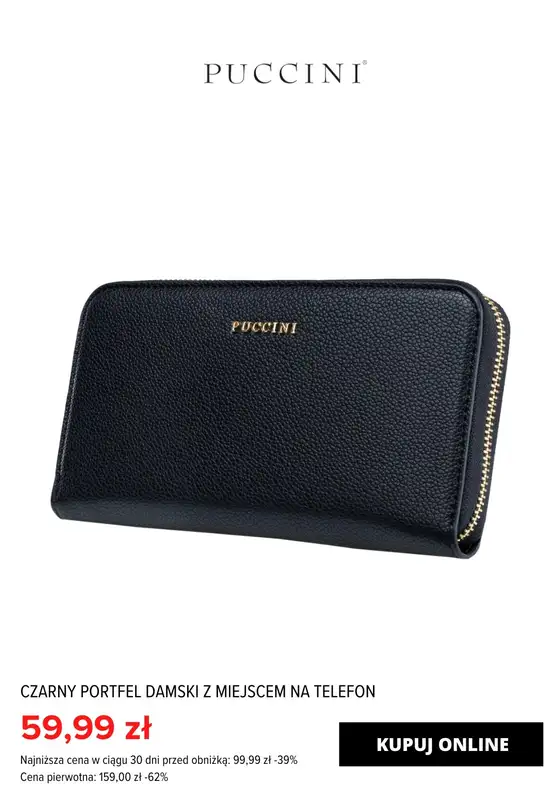 Puccini - gazetka promocyjna Portfele damskie już od 49,99 zł SALE od czwartku 29.02 do wtorku 05.03 - strona 10