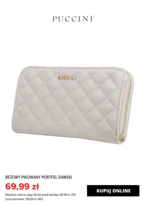 Puccini - gazetka promocyjna Portfele damskie już od 49,99 zł SALE od czwartku 29.02 do wtorku 05.03 - strona 4