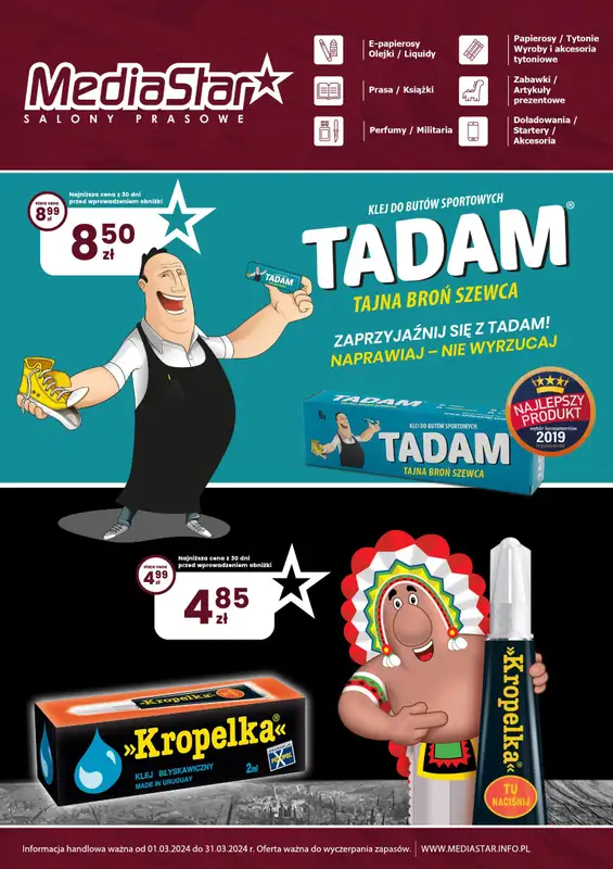 Media Star - gazetka promocyjna Gazetka od poniedziałku 04.03 do niedzieli 31.03 - strona 3