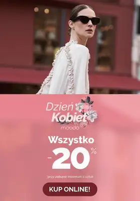 Moodo - gazetka promocyjna -20% na wszystko przy zakupie za min. 2 szt. od środy 06.03 do niedzieli 10.03