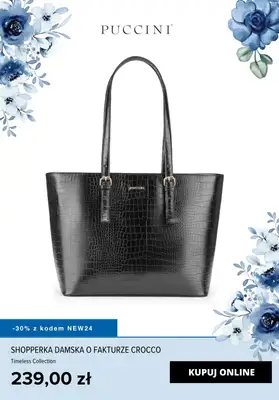 Puccini - gazetka promocyjna -30% nowa kolekcja torebek od środy 06.03 do niedzieli 10.03 - strona 11