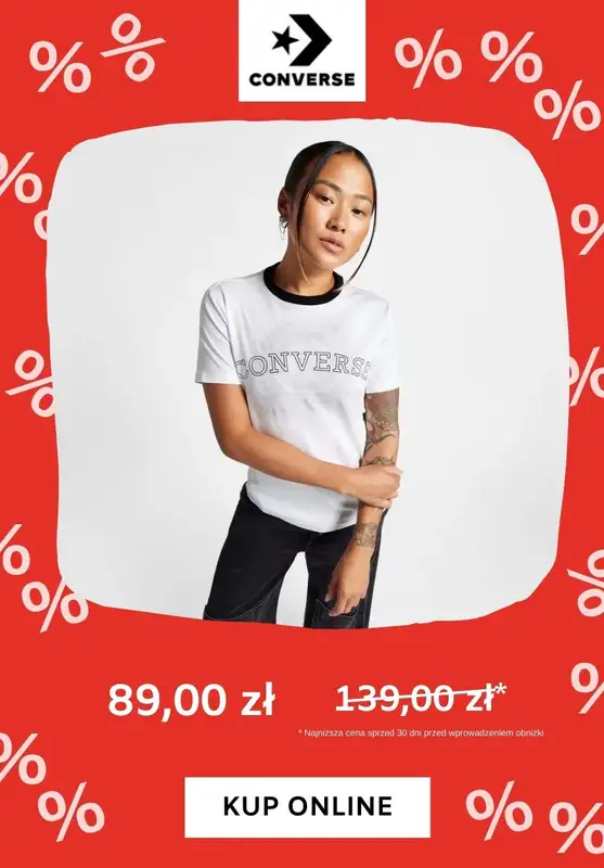 Converse - gazetka promocyjna Wyprzedaż do 250 zł od piątku 15.03 do piątku 22.03 - strona 10