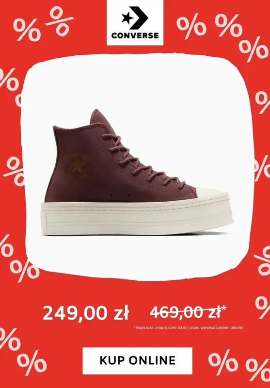 Converse - gazetka promocyjna Wyprzedaż do 250 zł od piątku 15.03 do piątku 22.03 - strona 9