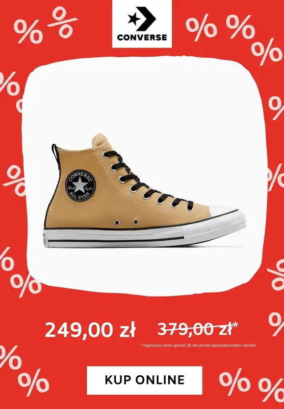 Converse - gazetka promocyjna Wyprzedaż do 250 zł od piątku 15.03 do piątku 22.03 - strona 6