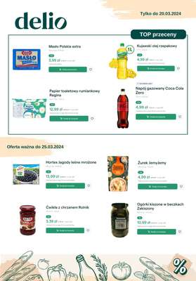 Delio - gazetka promocyjna Gazetka od piątku 15.03 do środy 20.03