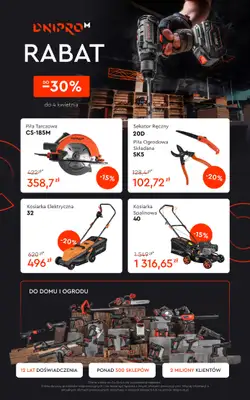 Dnipro-M - gazetka promocyjna Gazetka od poniedziałku 18.03 do czwartku 04.04