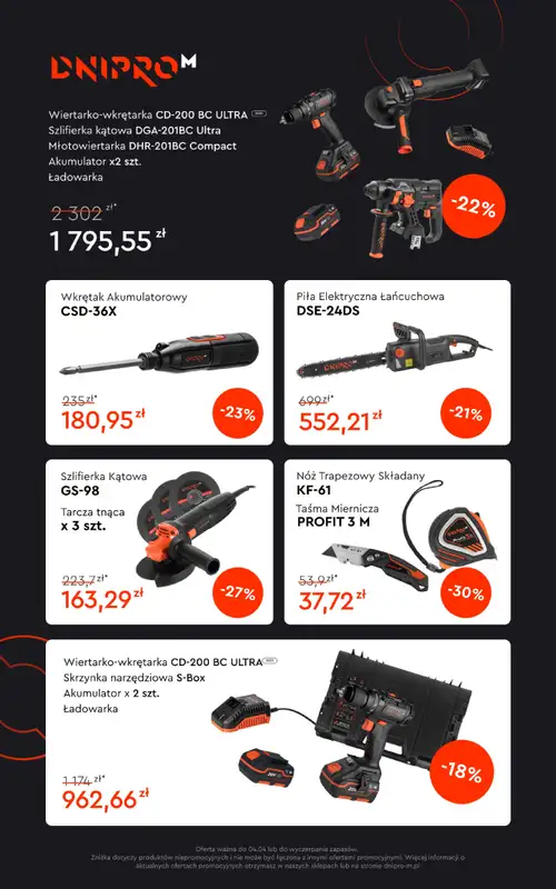 Dnipro-M - gazetka promocyjna Gazetka od poniedziałku 18.03 do czwartku 04.04 - strona 4