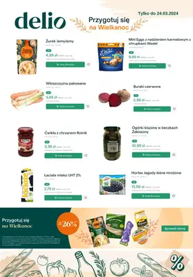 Delio - gazetka promocyjna Gazetka od wtorku 19.03 do niedzieli 24.03