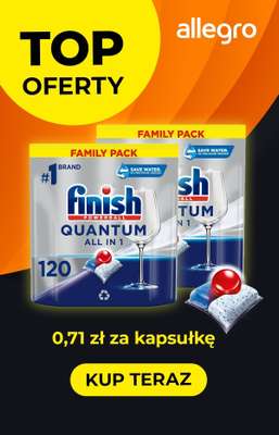 Finish - gazetka promocyjna Top oferty Finish od poniedziałku 11.03 do niedzieli 31.03