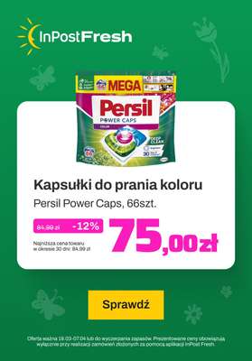 InPost Fresh - zakupy online - gazetka promocyjna Kapsułki do prania koloru Persil od środy 27.03 do niedzieli 07.04