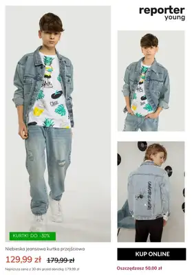 Reporter Young - gazetka promocyjna Do -30% wiosenna promocja na kurtki od środy 27.03 do niedzieli 31.03 - strona 6