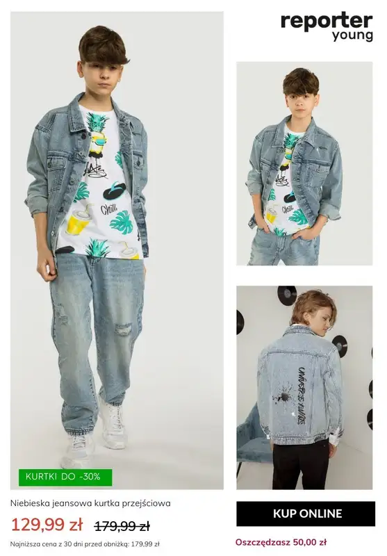 Reporter Young - gazetka promocyjna Do -30% wiosenna promocja na kurtki od środy 27.03 do niedzieli 31.03 - strona 6