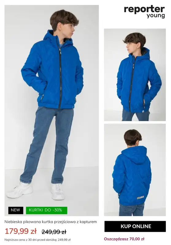 Reporter Young - gazetka promocyjna Do -30% wiosenna promocja na kurtki od środy 27.03 do niedzieli 31.03 - strona 3