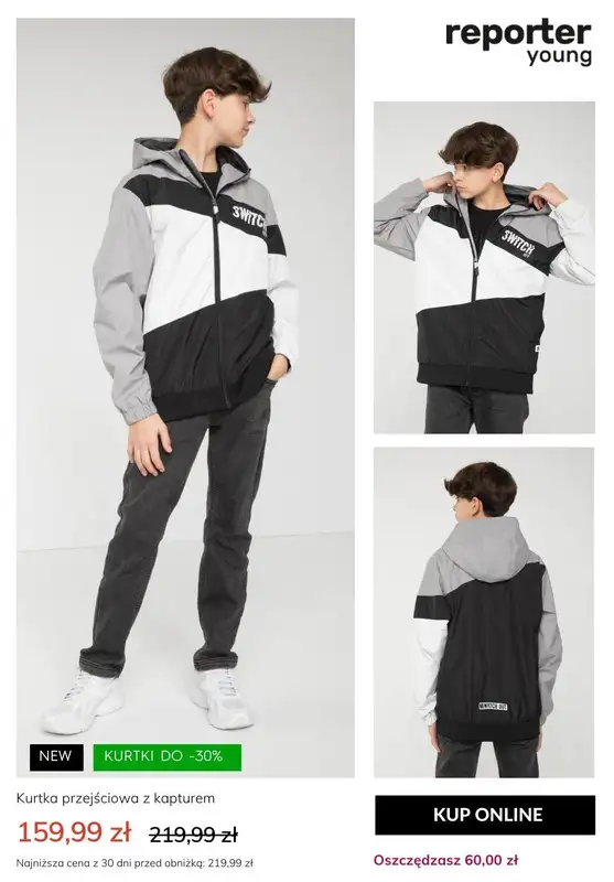 Reporter Young - gazetka promocyjna Do -30% wiosenna promocja na kurtki od środy 27.03 do niedzieli 31.03 - strona 4