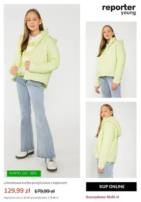 Reporter Young - gazetka promocyjna Do -30% wiosenna promocja na kurtki od środy 27.03 do niedzieli 31.03 - strona 10