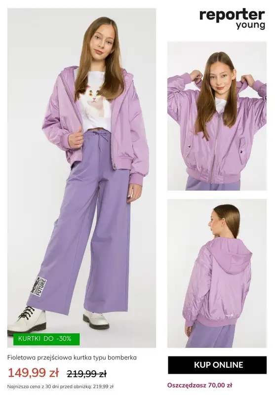 Reporter Young - gazetka promocyjna Do -30% wiosenna promocja na kurtki od środy 27.03 do niedzieli 31.03 - strona 8