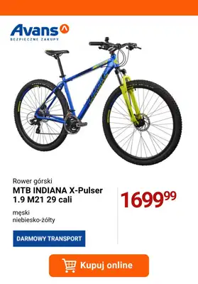 Avans - gazetka promocyjna Rowery w EXTRA cenach! od czwartku 28.03 do środy 03.04 - strona 7