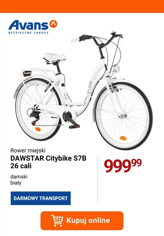 Avans - gazetka promocyjna Rowery w EXTRA cenach! od czwartku 28.03 do środy 03.04 - strona 3