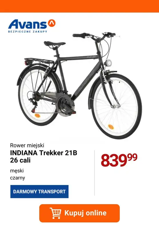 Avans - gazetka promocyjna Rowery w EXTRA cenach! od czwartku 28.03 do środy 03.04 - strona 4