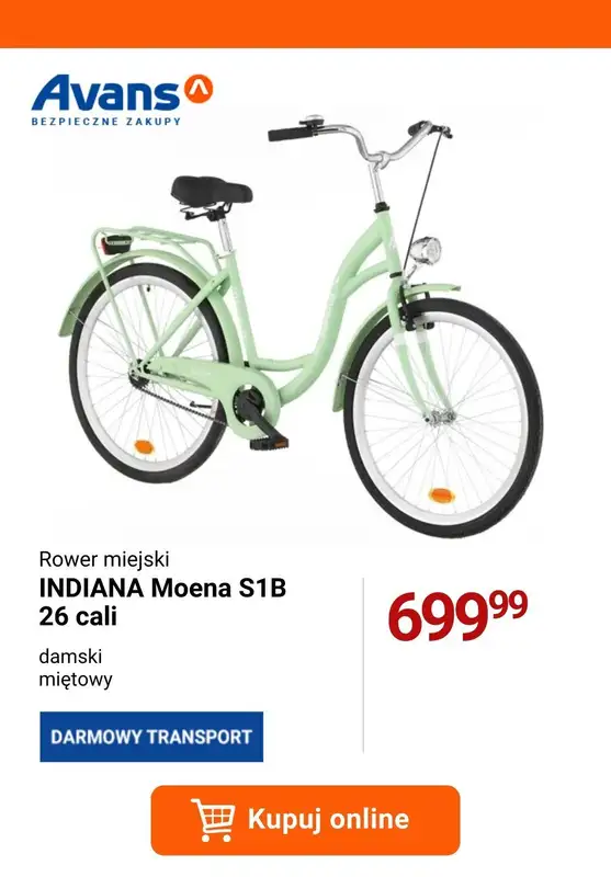 Avans - gazetka promocyjna Rowery w EXTRA cenach! od czwartku 28.03 do środy 03.04 - strona 2