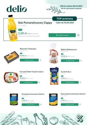 Delio - gazetka promocyjna Gazetka od wtorku 26.03 do poniedziałku 08.04