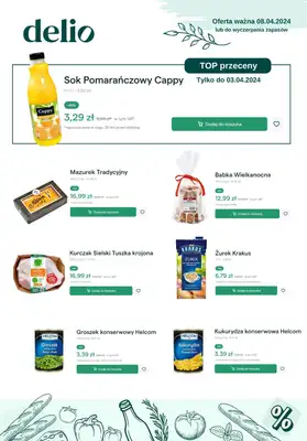 Delio - gazetka promocyjna Gazetka od wtorku 26.03 do poniedziałku 08.04