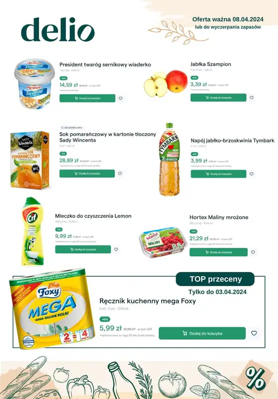 Delio - gazetka promocyjna Gazetka od wtorku 26.03 do poniedziałku 08.04 - strona 4