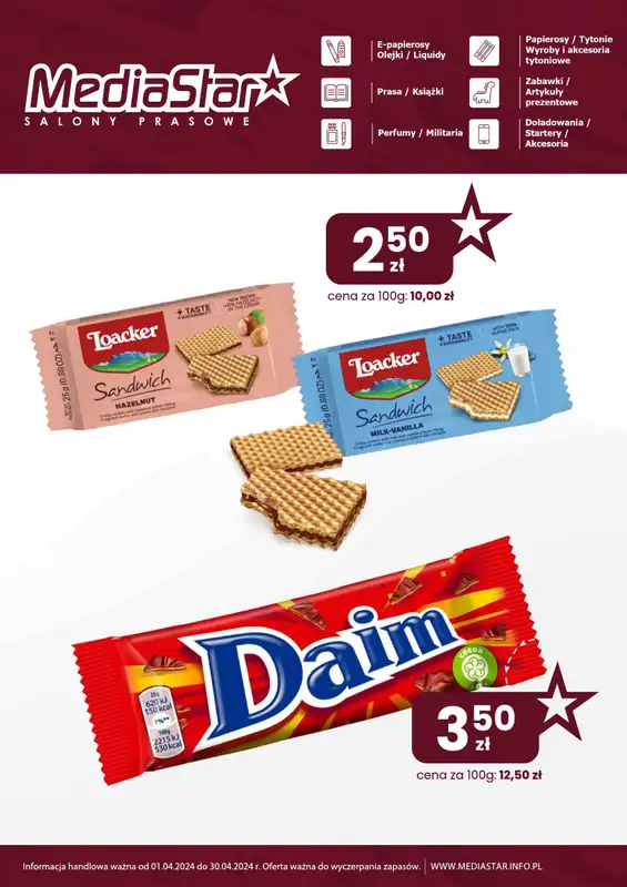 Media Star - gazetka promocyjna Gazetka od środy 03.04 do wtorku 30.04 - strona 3
