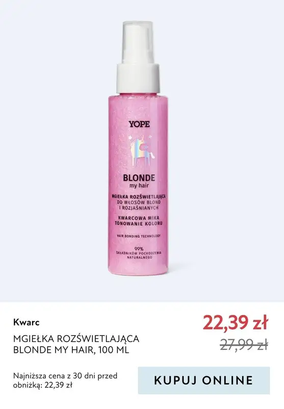 Yope - gazetka promocyjna -20% na produkty do włosów od czwartku 11.04 do wtorku 30.04 - strona 6