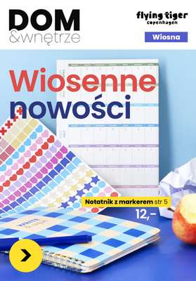 Flying Tiger Copenhagen - gazetka promocyjna Dom i Wnętrze I Wiosenne nowości od 6 zł od piątku 12.04 do czwartku 18.04