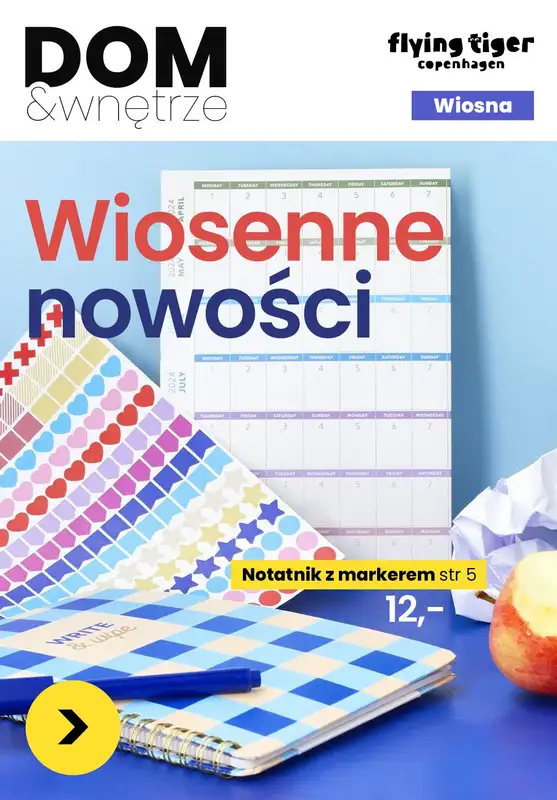 Flying Tiger Copenhagen - gazetka promocyjna Dom i Wnętrze I Wiosenne nowości od 6 zł od piątku 12.04 do czwartku 18.04
